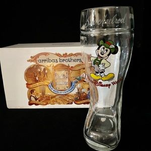 Disney Parks Mickey Mouse Arribas Brothers German Mickey Glass Boot Vintage